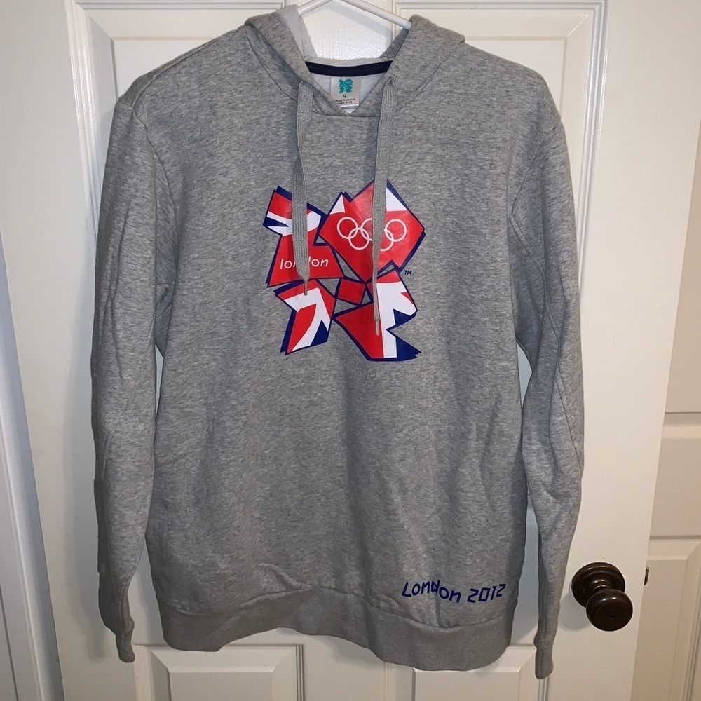 2012 London Olympics Hooded Sweatshirt Gray